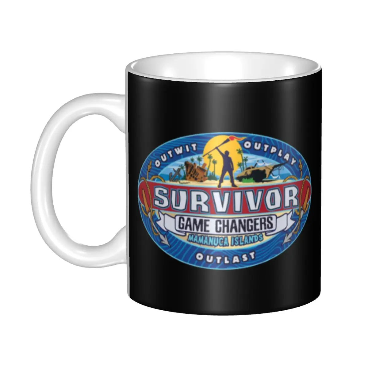 

Кофейные кружки Reality TV Survivor Mamanuca, сделай сам, индивидуальная керамическая кружка, креативный подарок