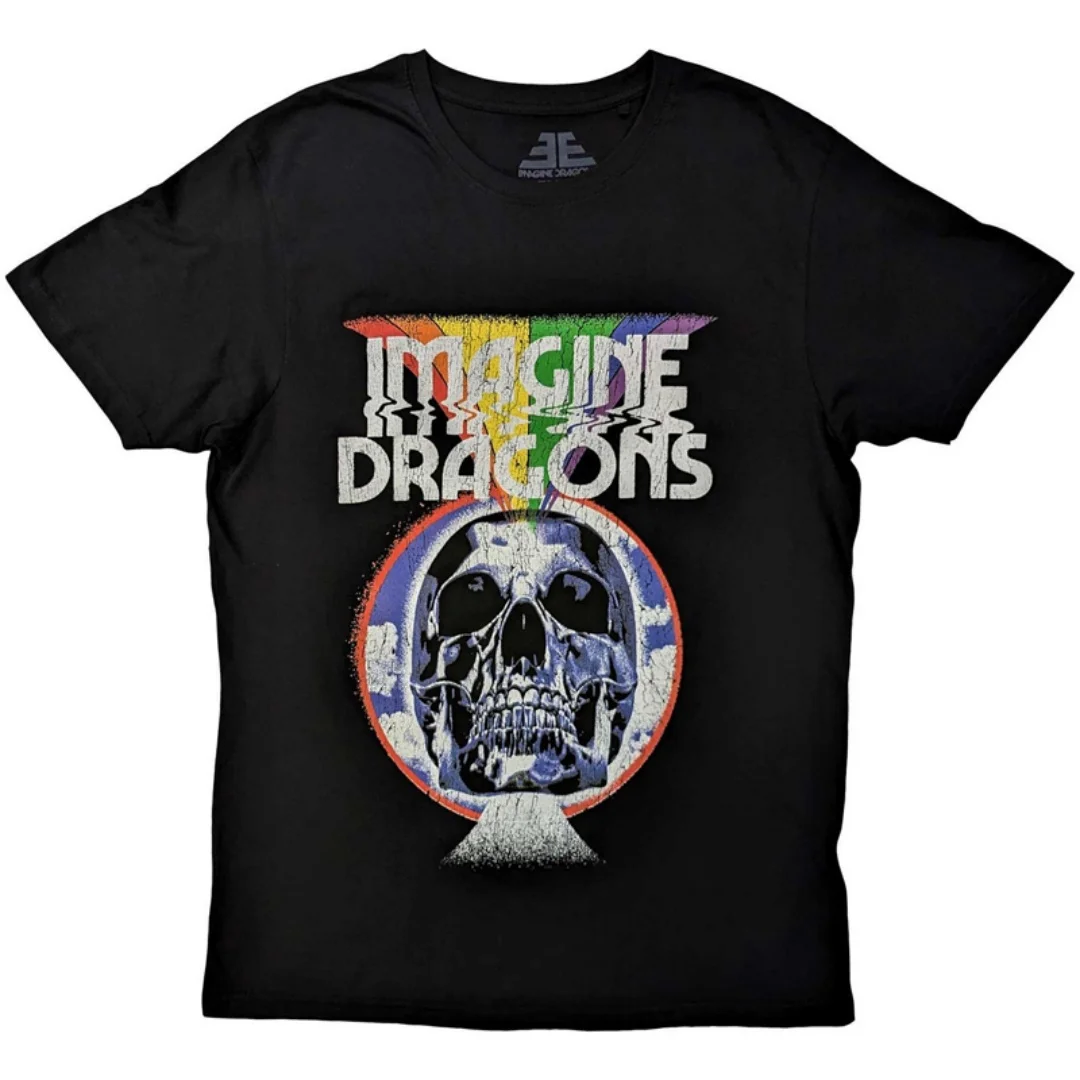 

Imagine Dragons, European and American indie rock band, American retro men's Cotton Printed Short Sleeve Men's Women's T-shirt