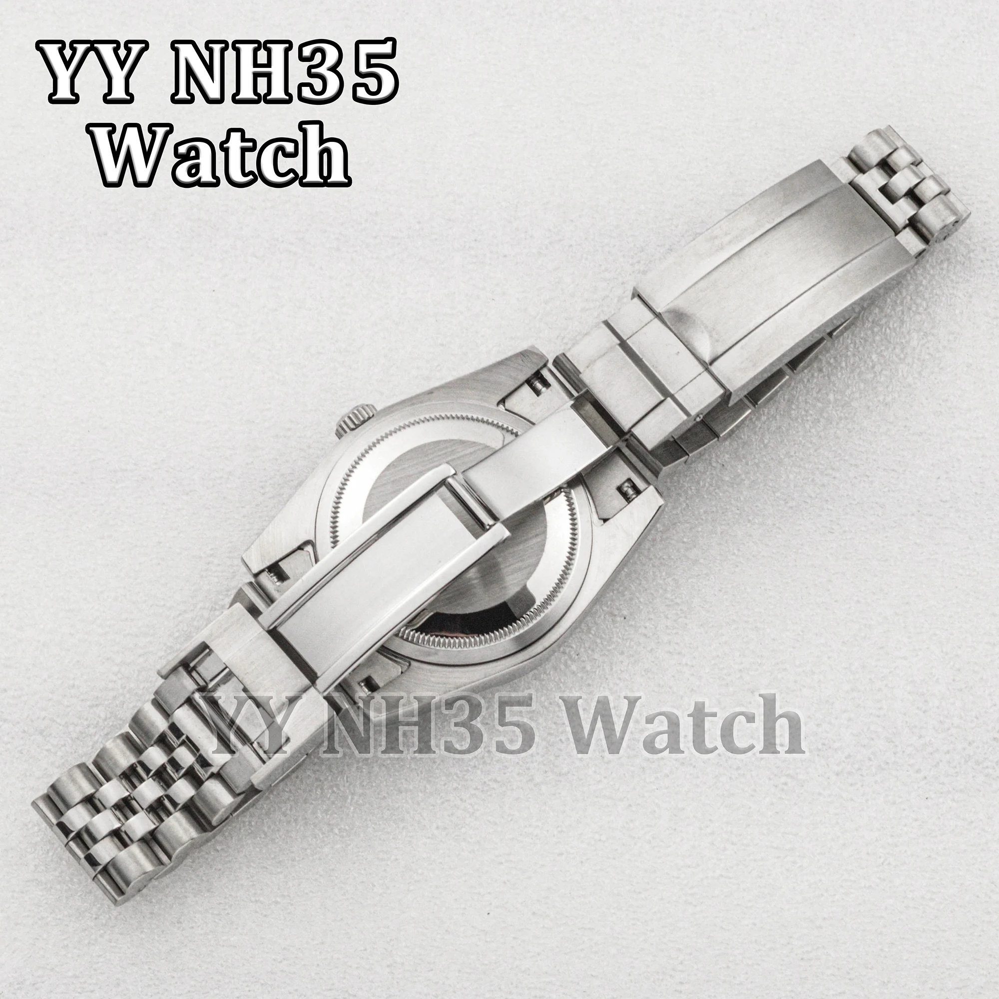 for Datejust Watches NH35 Case Sapphire Glass Stainless Steel 36/39mm Watch Case fit NH34/35/36 Automatic Movement Watch Parts