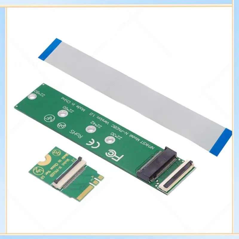 -A60I Key A+E Interface WIFI Tom.2 Key M Interface Adapter FPC Soft Bank SSD Connection Cable NVME Adapter Card NGFF