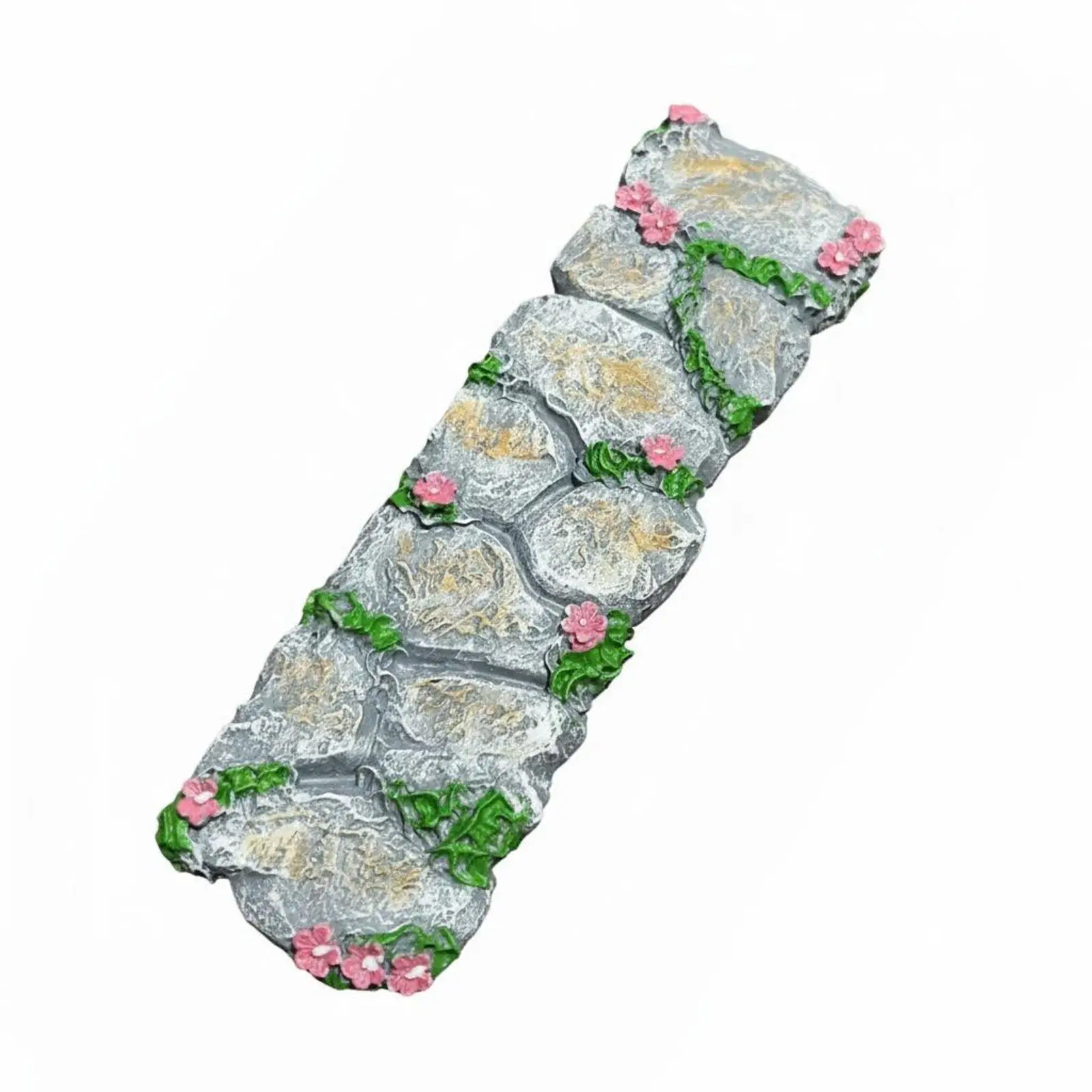 Small Landscape Walkway DIY Miniature Stone Path Realistic Miniature Stepping Stone Road for Miniaturists, Hobbyists