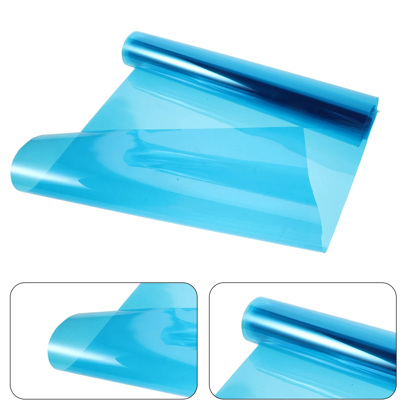 1 Roll Room Window Film Decorative Transparent Glass Sticker Soft Light Filtering Sun Blocking Removable Self Adhesive
