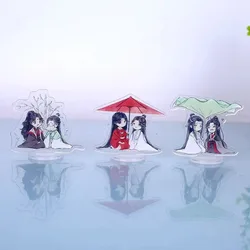 Heaven Official’s Blessing Anime KeyChain Acrylic Stand Men Key Chain Women Collection Ornament Model Kids Mo Dao Zu Shi Gift