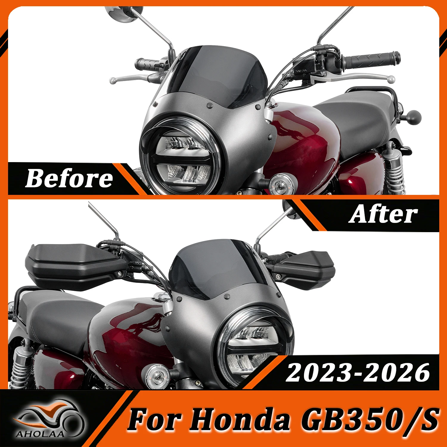 For Honda GB350 gb 350 S Handle Hand Guards Cover Handlebar Handguard Protector 2023-2026