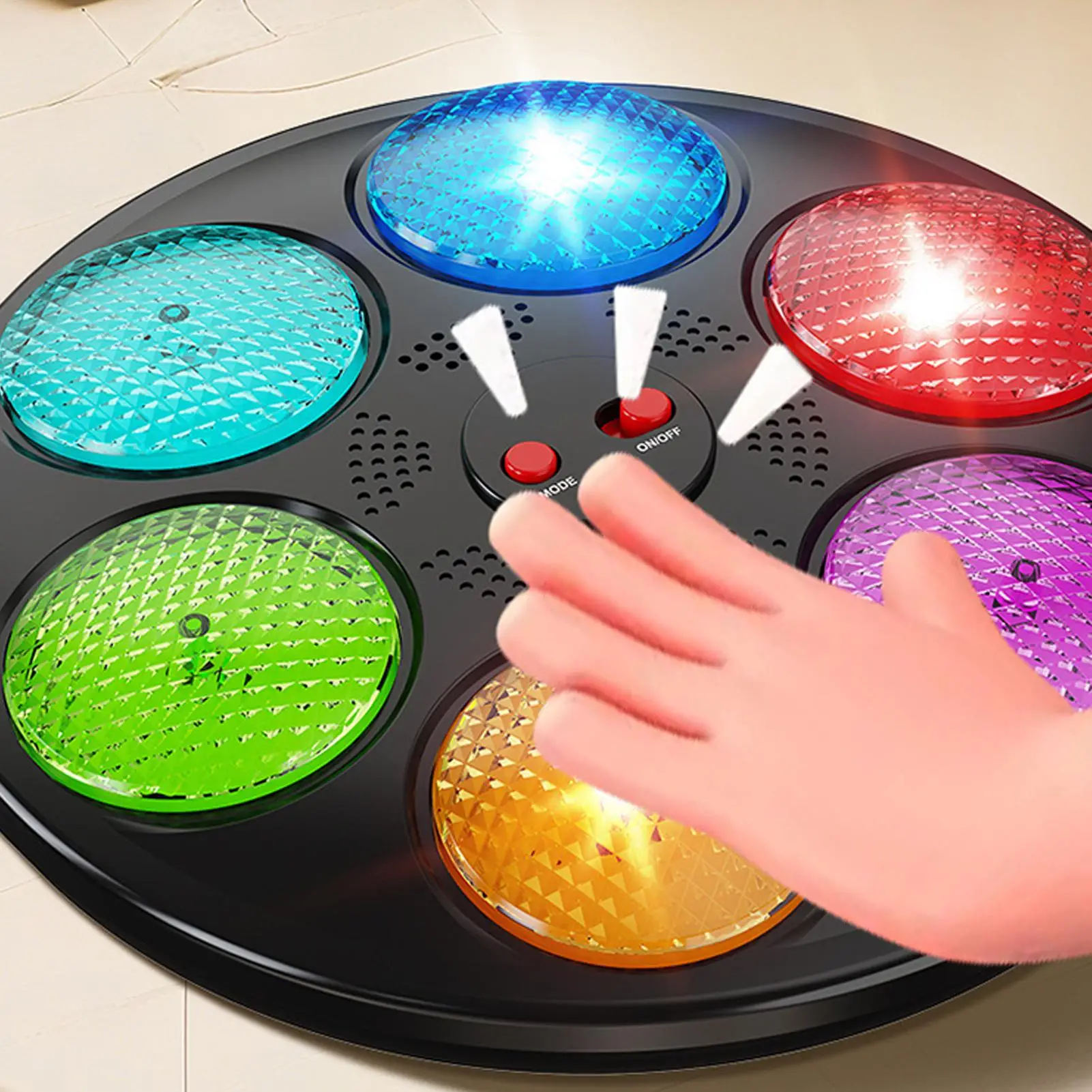 Martelo batendo jogo whack ataque moles jogo de tabuleiro brinquedo com luz educacional para meninos meninas aprendizagem precoce criança família