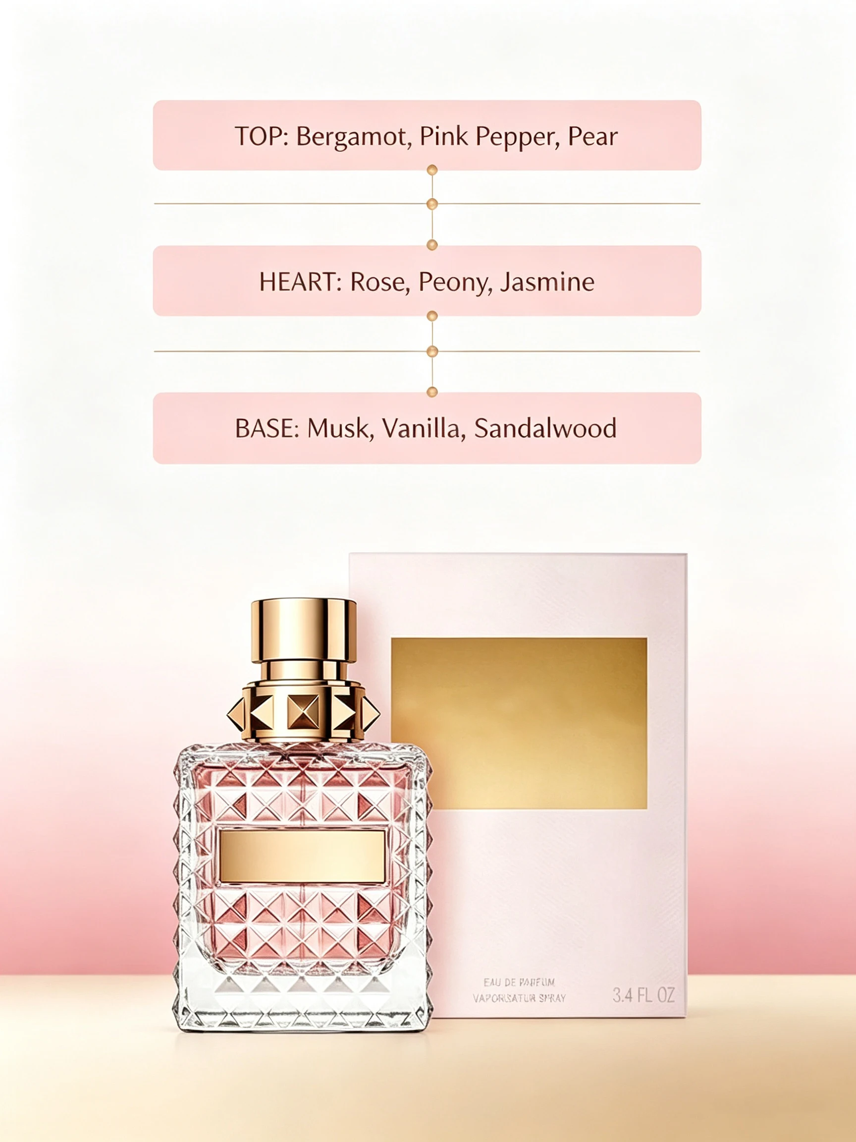 New Arrival Donna EDP 100ml 3.4oz Bergamot Bulgarian Rose Iris Patchouli Leather Vanilla Long Lasting Scents Perfumes Sprays Women Labor Day Halloween Thanksgiving Black Friday Cyber Monday Christmas Gift Ideas Best Seller Fast Shipping Spray Scent Hot view 6