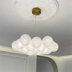 Bubble chandelier with glass ball design Nordic pendent lamp dining rooms living rooms hotel decoration hanging lamp