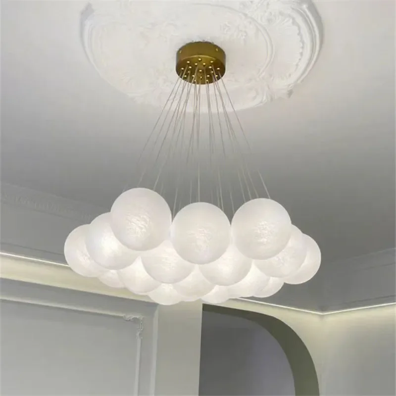 Bubble chandelier with glass ball design Nordic pendent lamp dining rooms living rooms hotel decoration hanging lamp