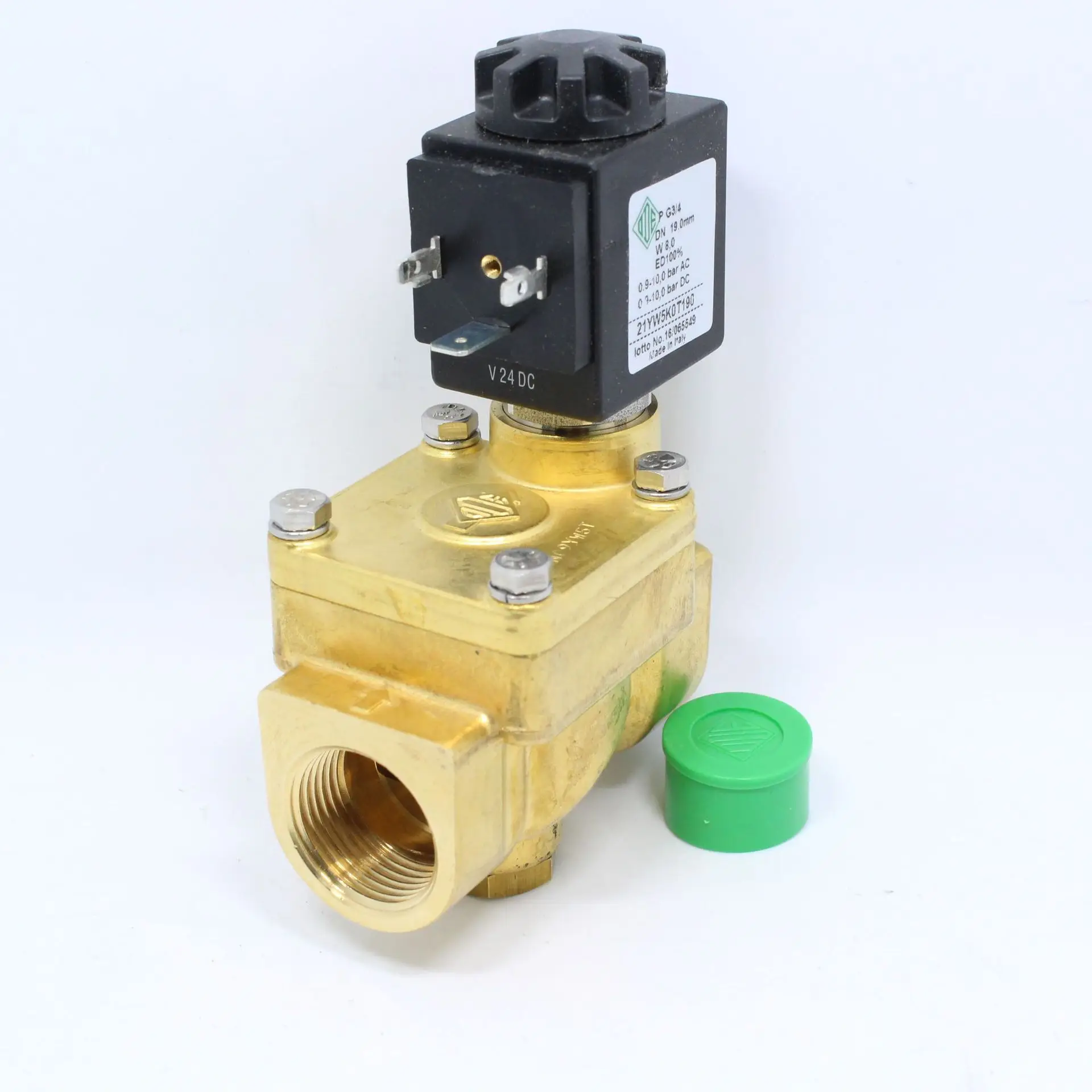 Steam Solenoid Valve 21yw5k0t190 Dn20 24V Pilot Piston Type Normally Closed Solenoid Valve