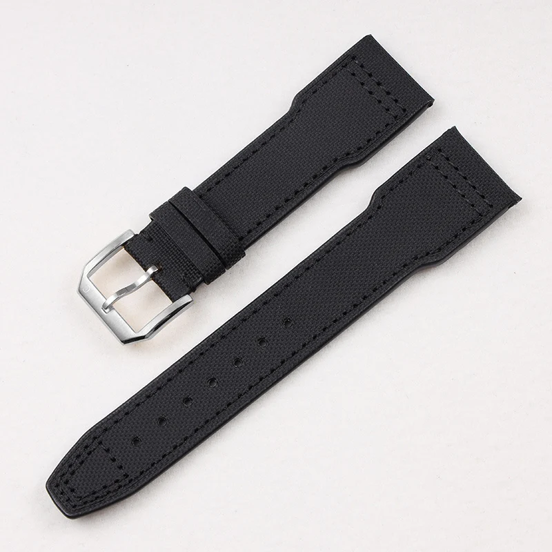 เข้ากันได้กับ IWWanC National Botao Fino Pilot สายหนังไนลอนแบบโปรตุเกส 20 21 22 มม.