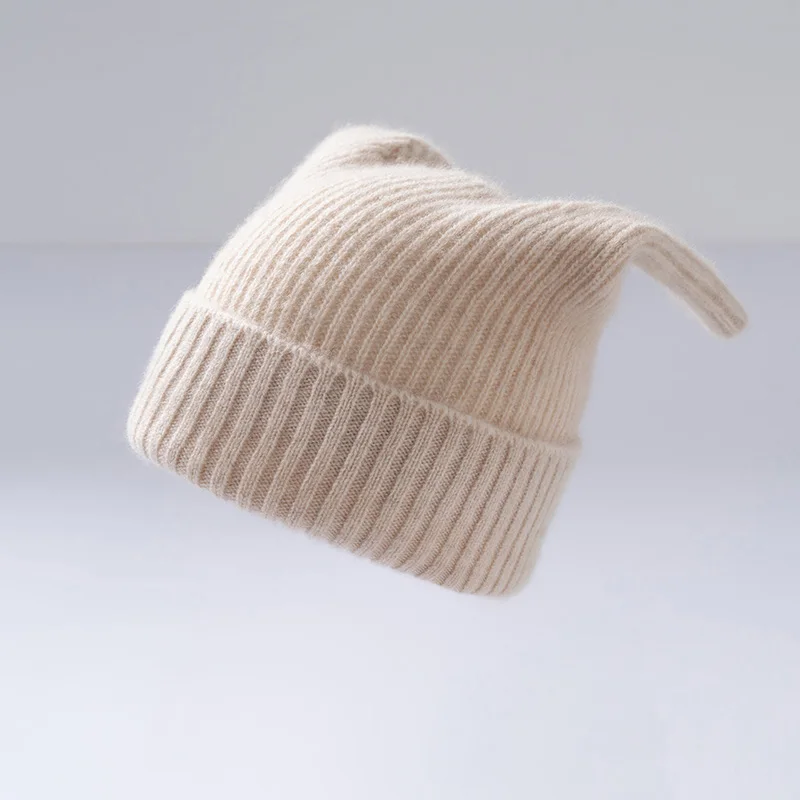 Children's Funny Clown Yarn Hat 100% Cashmere Knitted Pullover Warm Versatile Baby Hat for Autumn And Winter