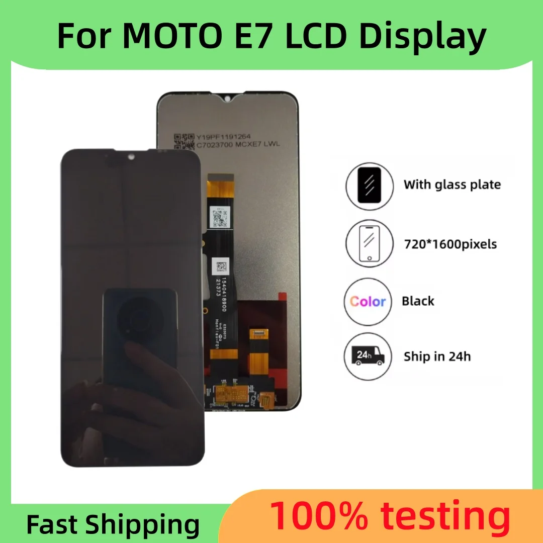 New IPS LCD display For Moto  E7(XT2095/XT2096)  LCD Display Touch Screen Digitizer Assembly LCD Display replacement parts