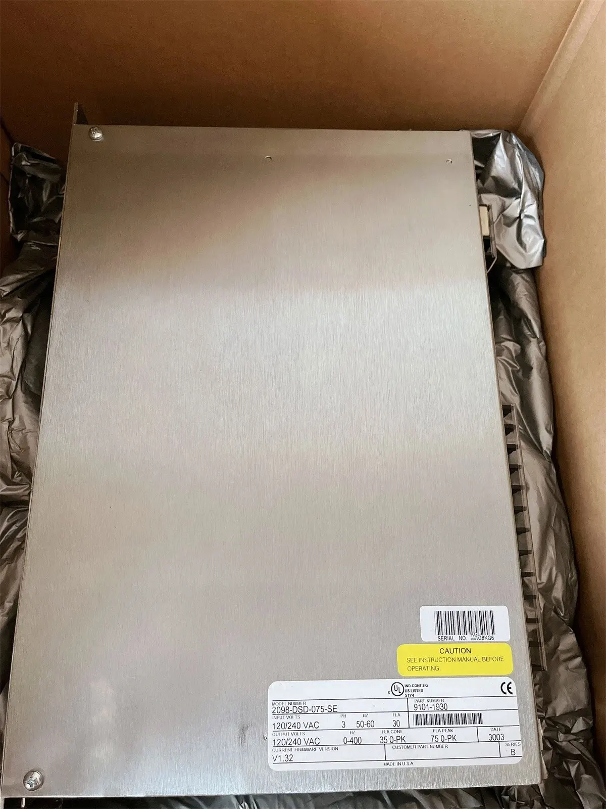 

Brand New 2098-DSD-075 2098-DSD-075-SE 2098-DSD-075X 2098-DSD-075X-DN 2098-DSD-075-DN One Year Warranty