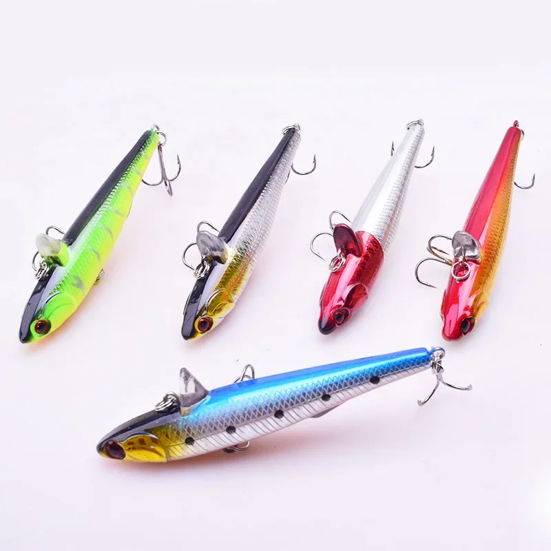 1 Pc 9cm 13.8g Long Shot Sinking Winter Lures Fishing Wobblers Lure for Fishing Minnow for Fish Bait Artificial Pencil Baits