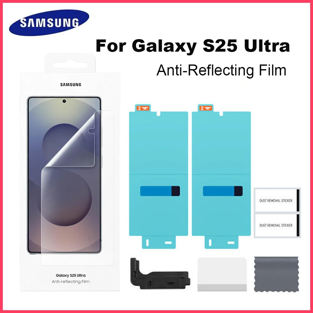 Original Samsung Galaxy S25 Ultra Anti-Reflecting Film EF-US938 2PCS Screen Protector Genuine for Galaxy S25Ultra