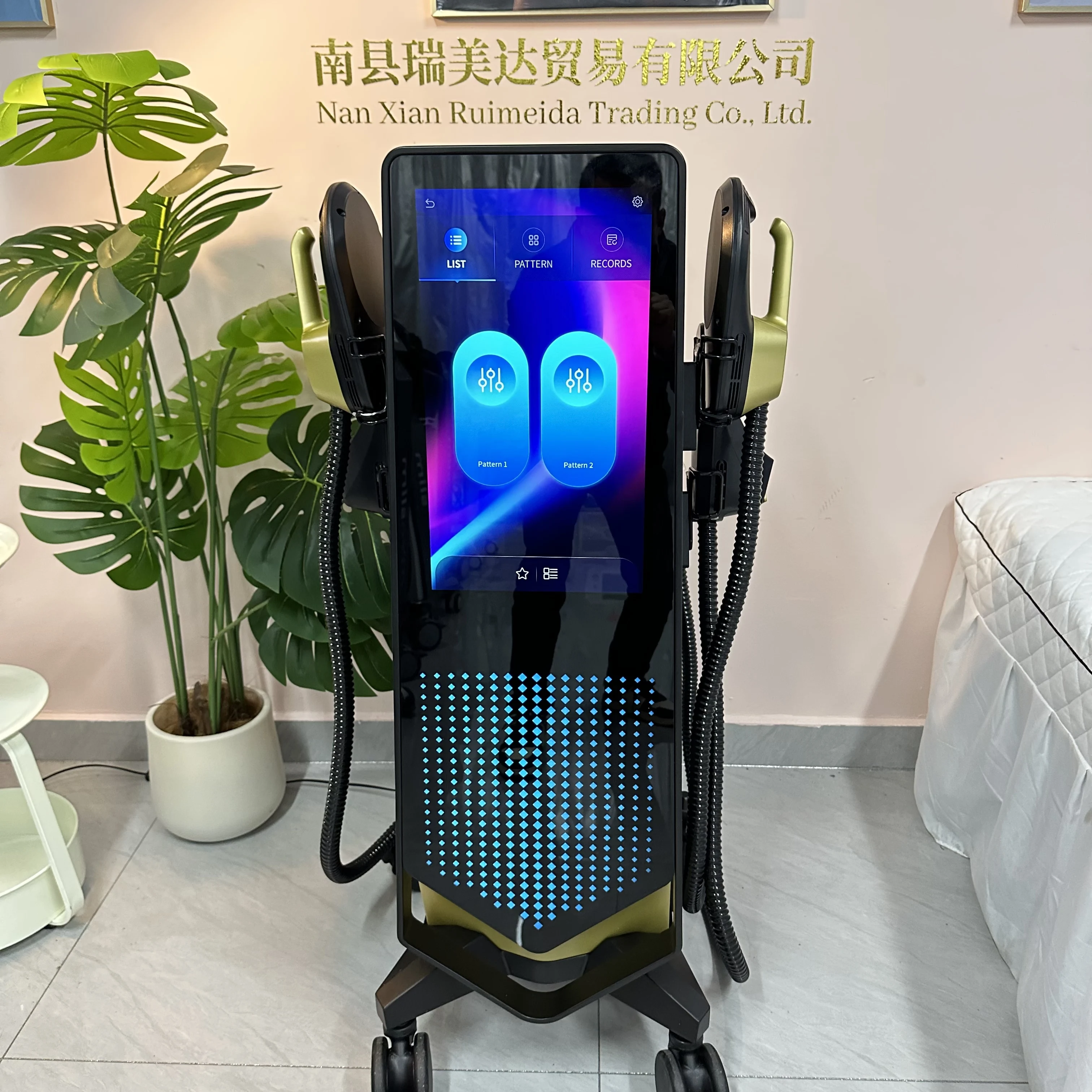 Myoslim High-Intensity RF Electromagnetic Massage Machine Fitness Contouring Device For Muscle Growth Workout Training