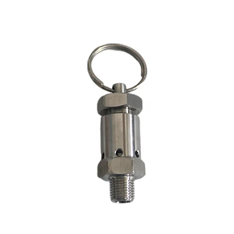 Stainless steel mini safety pressure relief valve for solvent tank