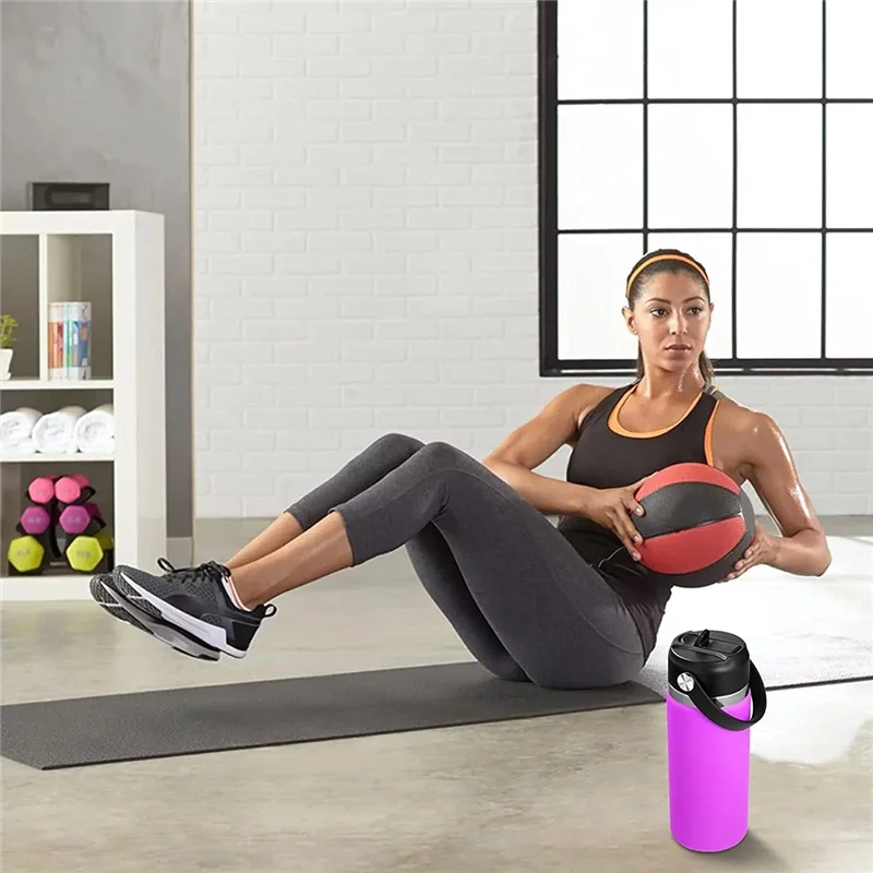 A88X ハイドロフラスク広口 12 オンス 18 オンス 32 オンス 40 オンス 64 オンス用ストロー蓋 2 パック、柔軟なハンドル交換用蓋ストロー