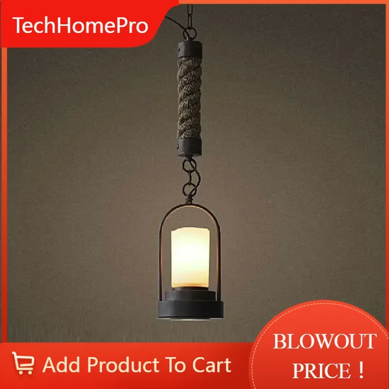 TechHPLED Chandelier Traditional Light With Down Light Wrought Iron Chandelier And Ceiling Lamp