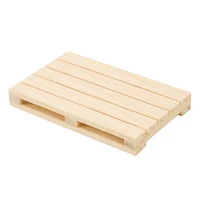 1Pcs New Mini Wooden Pallet Beverage Coasters Insulation Pad Cup Coaster Pot Mat 3