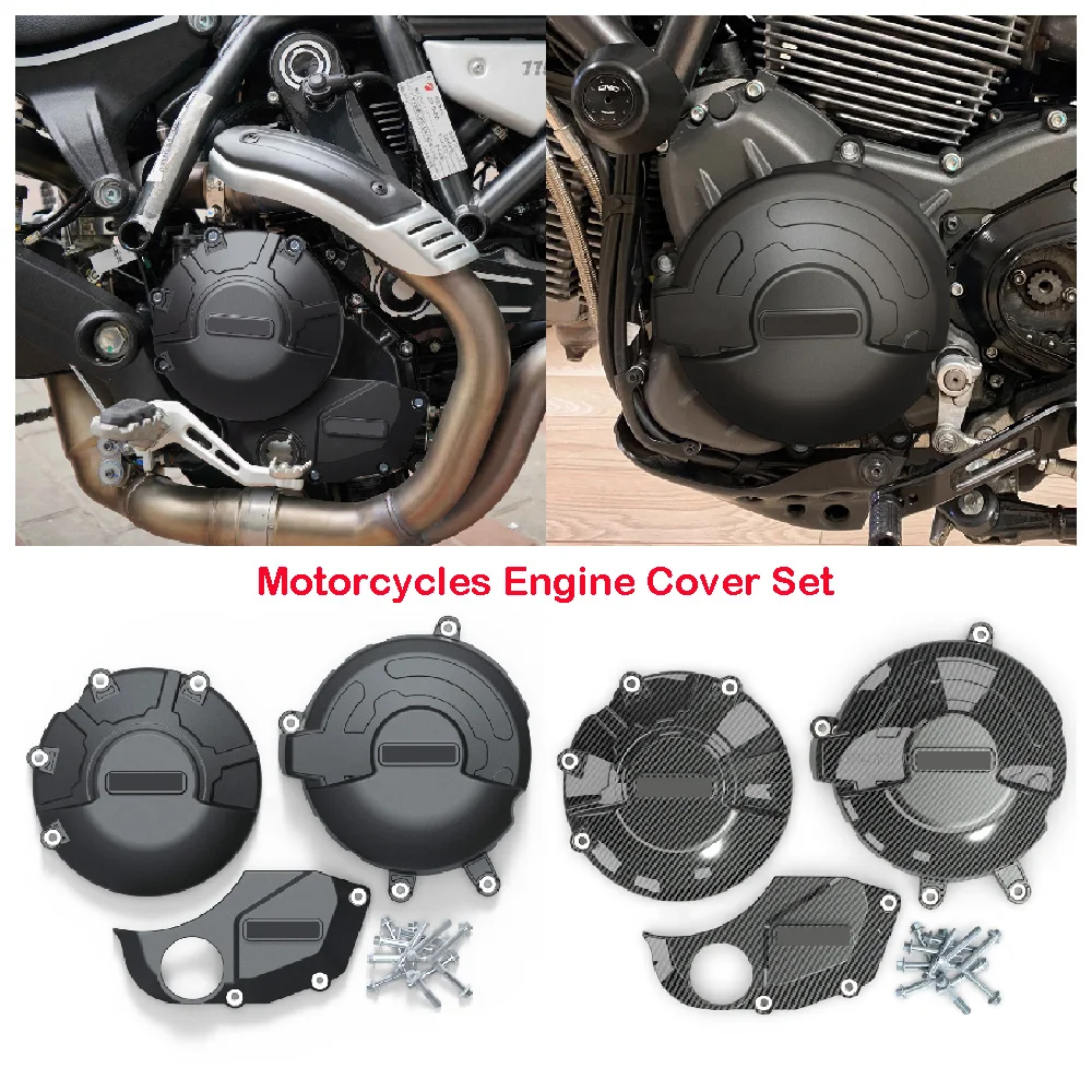 

Fit for Ducati Scrambler 1100 800 ABS 2018 2019 2020 2021 2022 Motorcycle Engine Case Cover Kits Secondary Protection Guards