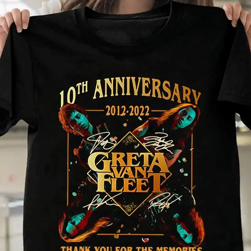 Gracias por los recuerdos, camiseta de la banda Greta Van Fleet 2012 2022, talla S a 5Xl