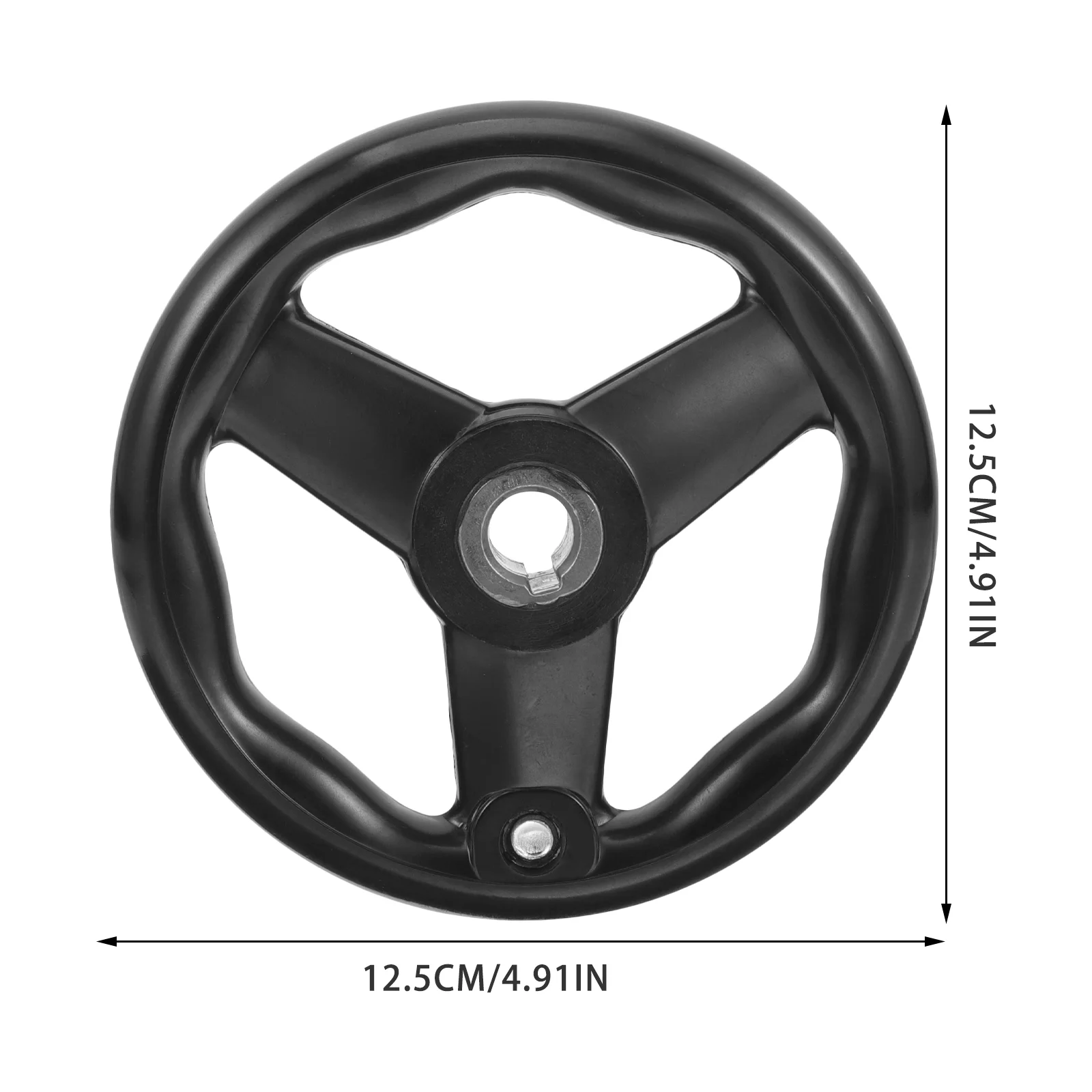 Easy to Install Handwheel Milling Three-spoke Crank Non-slip for Machine Anti-slip Bakelite Accessory