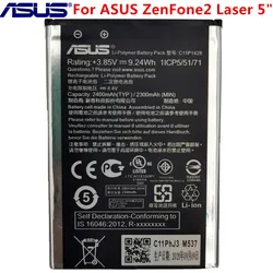 Asus-交換用バッテリー,2400mAh,c11p1428,オリジナル,asus zenfone 2用,レーザーze500kl ze500kg z00ed 5