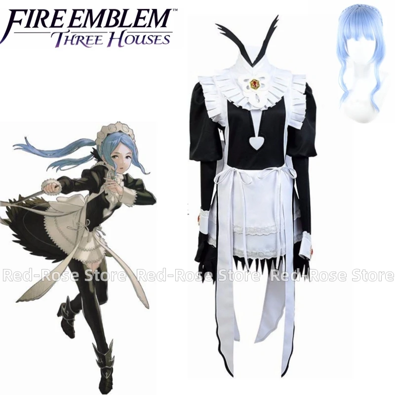 Flora Dress Cosplay Fire Emblem Fates Flora Maid Dress Cosplay Costume Custom Made