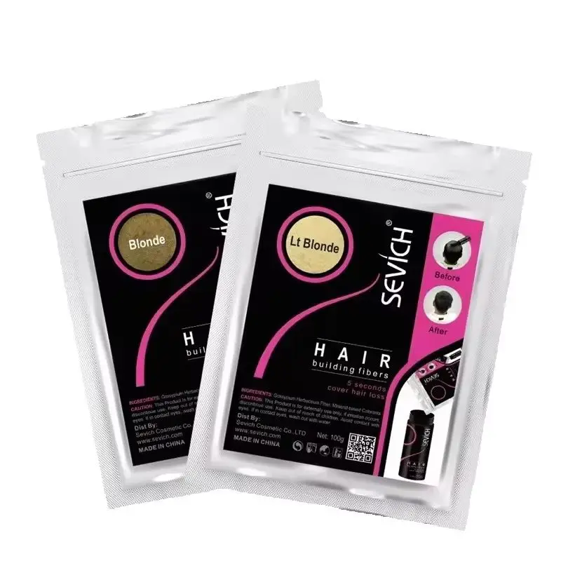 Sevich Hair Fiber Refill 100g Hair Loss Products Keratin Thickening Spray Hair Building Fibers Powders Keratin Hair Regrowth
