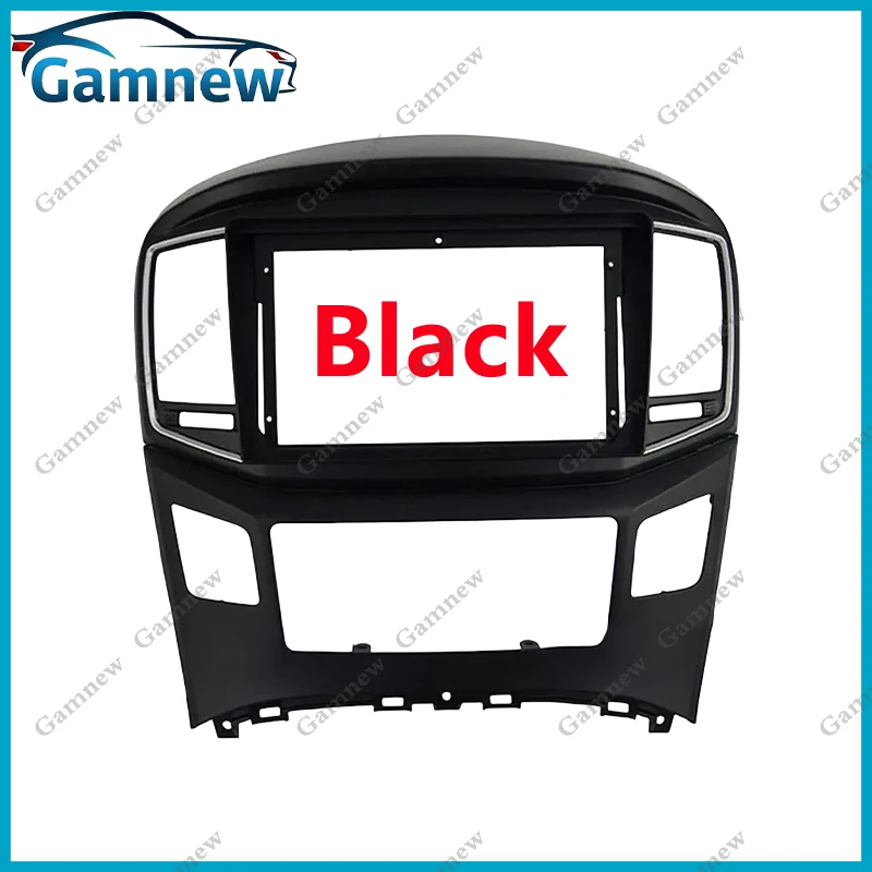 9 Inch Car DVD Frame Audio Dash Trim Kits Facia Panel Radio Player Screen 2 Din For HYUNDAI H1 Starex 2015-2018 Kit Frame