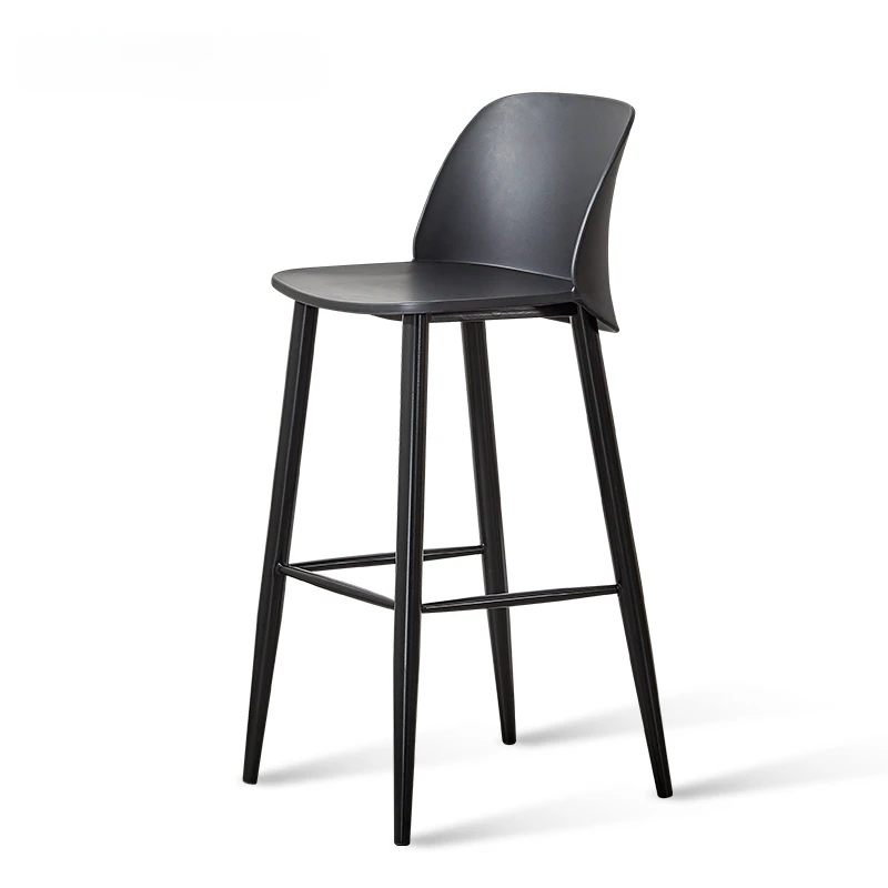 Modern simple bar chair, front desk chair, bar stool, Nordic creative bar stool