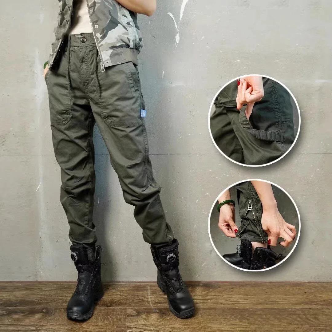 

2024 весна осень новые мужские рабочие брюки персонализированные и универсальные тонкие модные повседневные тонкие брюки в корейском стиле