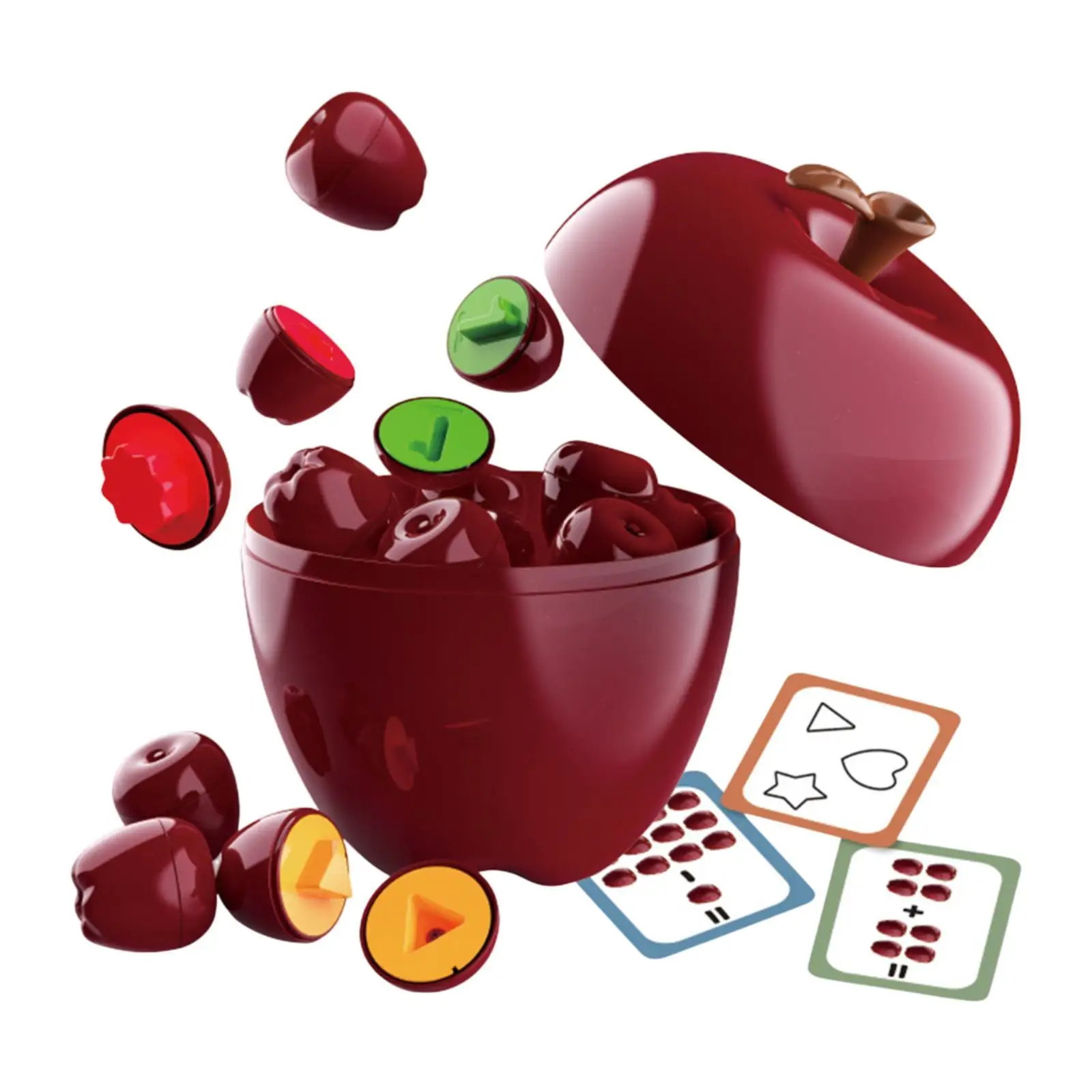 Ordinamento di forme di colore Puzzle giocattolo coordinato Giochi regalo di compleanno Colore cognitivo