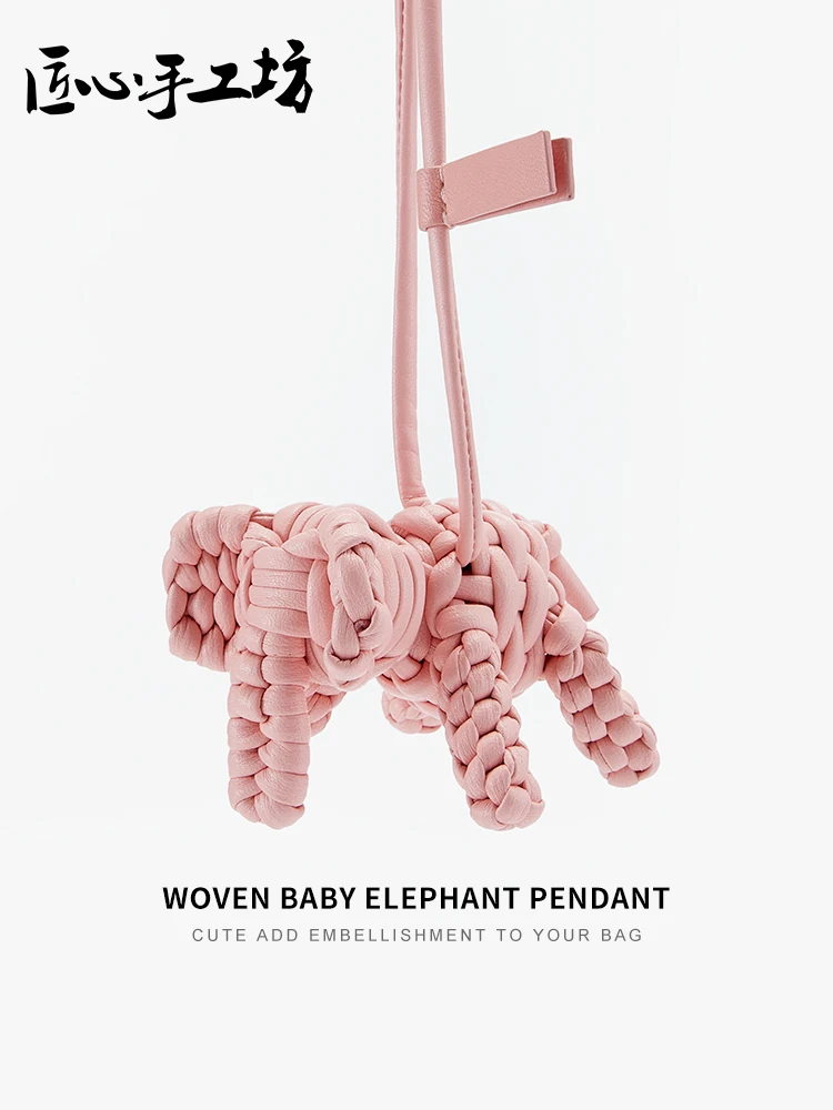 hanrted-pink-elephant-pendant-for-bv-leather-bag-decorations-high-end-feelings-home-faion-accories