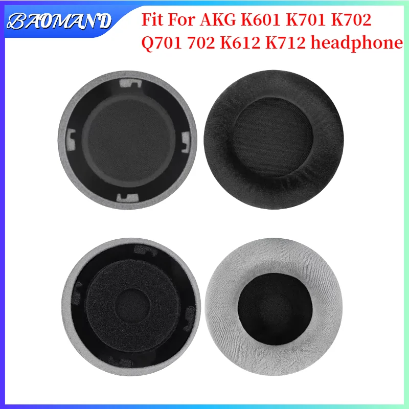 

BAOMAND Replacement Protein Leather Ear Pads Cushion Cover Earpads For AKG K601 K701 K702 Q701 702 K612 K712 Headset