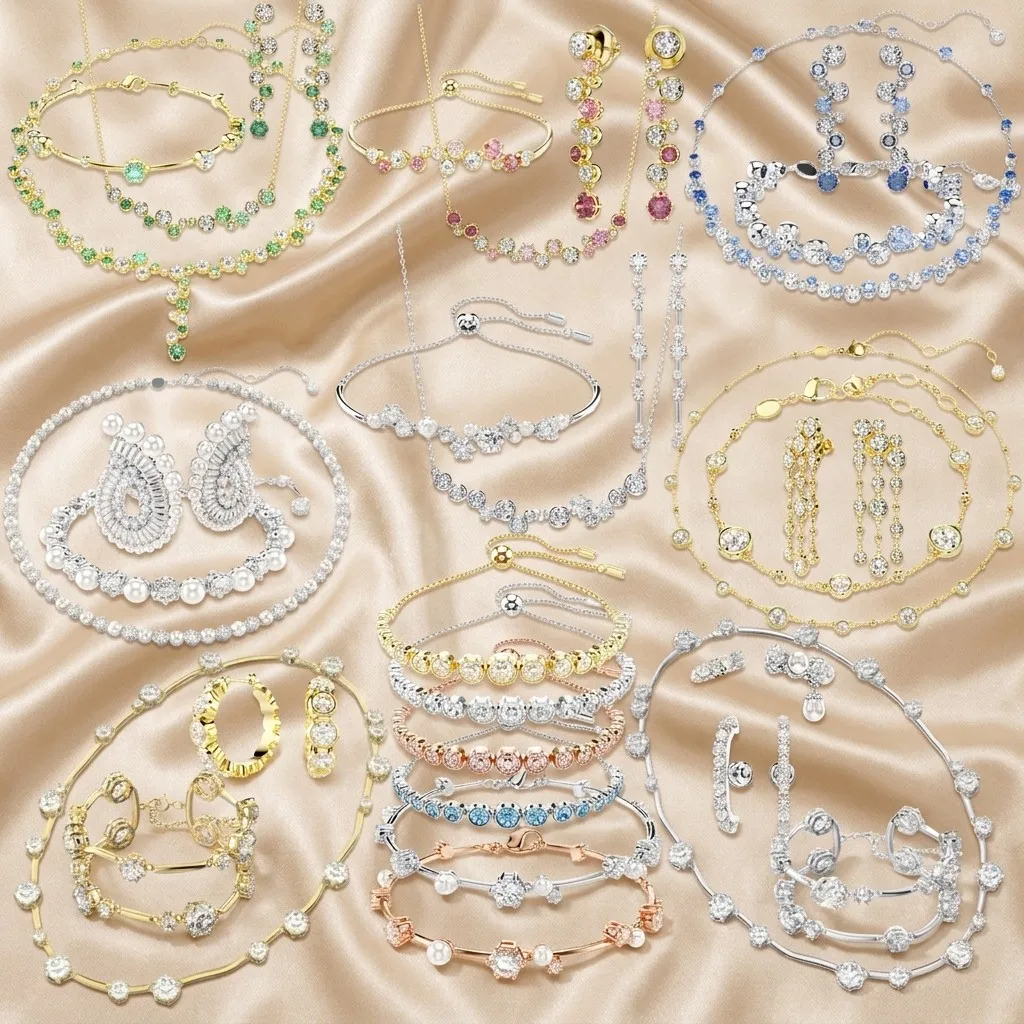2026 New Arrival Mixed Cut Radiant Women's Birthday Surprise Statement Necklace Niche Design Limited Time Offer