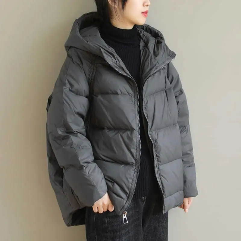 

Oversized Women's Lightweight Hooded Cotton Jacket Women's 2025 New Winter Jacket