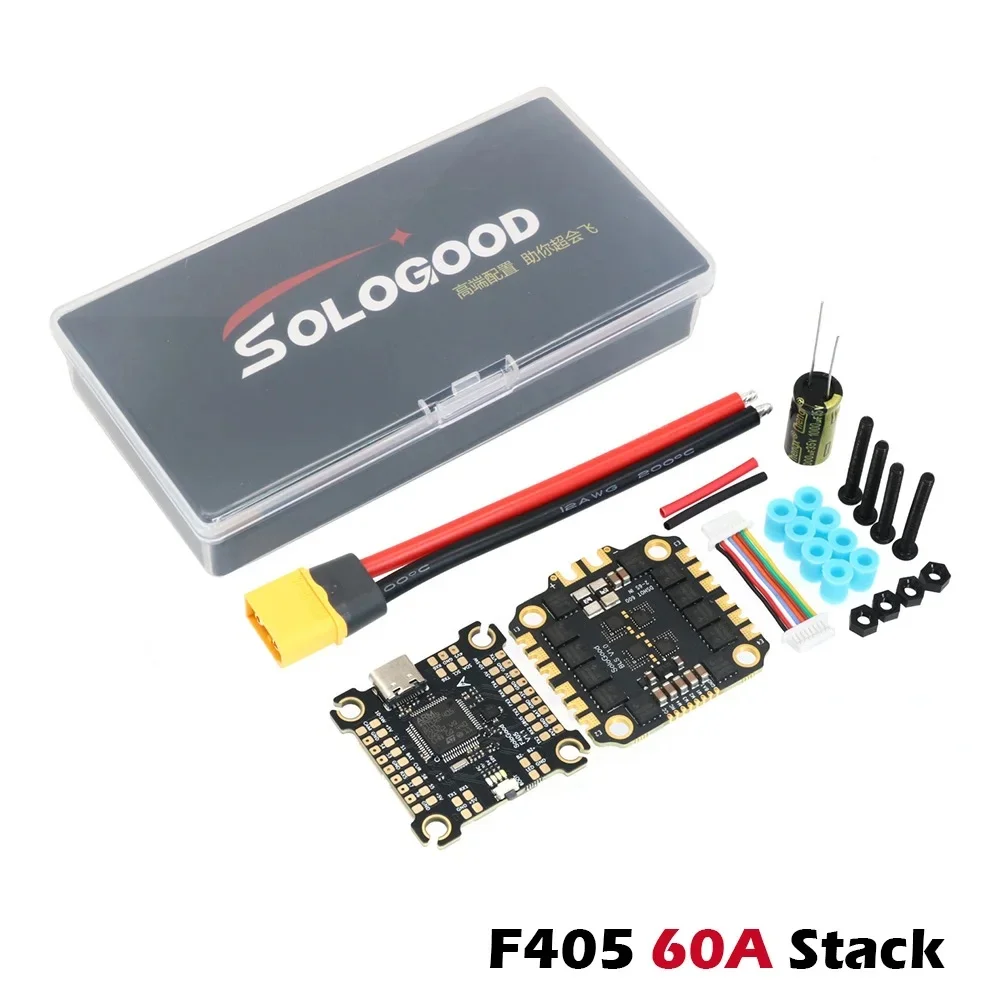 SoloGood F405 V2 BLS 60A Stack ICM42688P F405 BLS60A 4in1 ESC 30.5X30.5mm 2-6S for FPV Drones