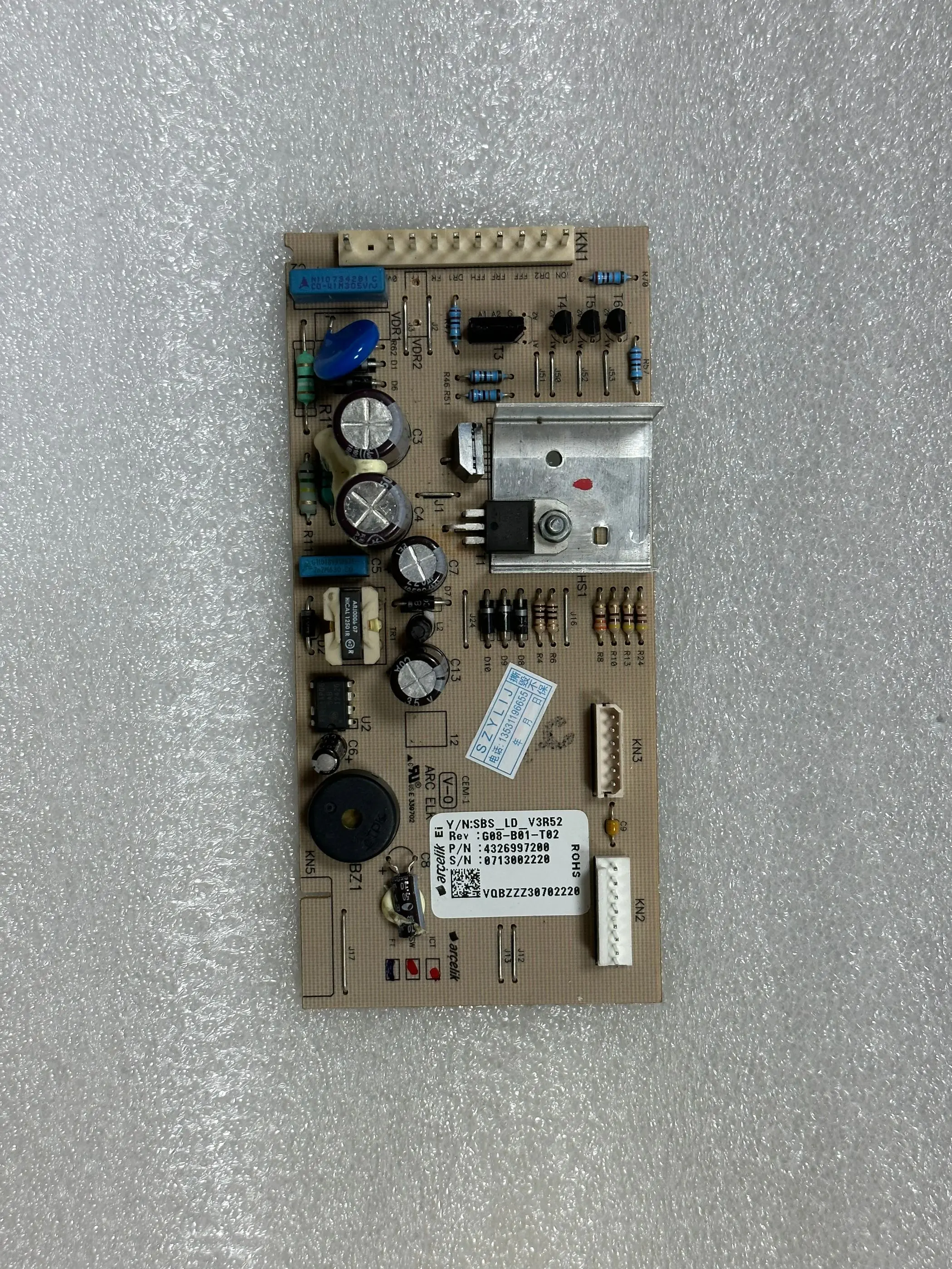 Refrigerator circuit board 4326997200 100% test