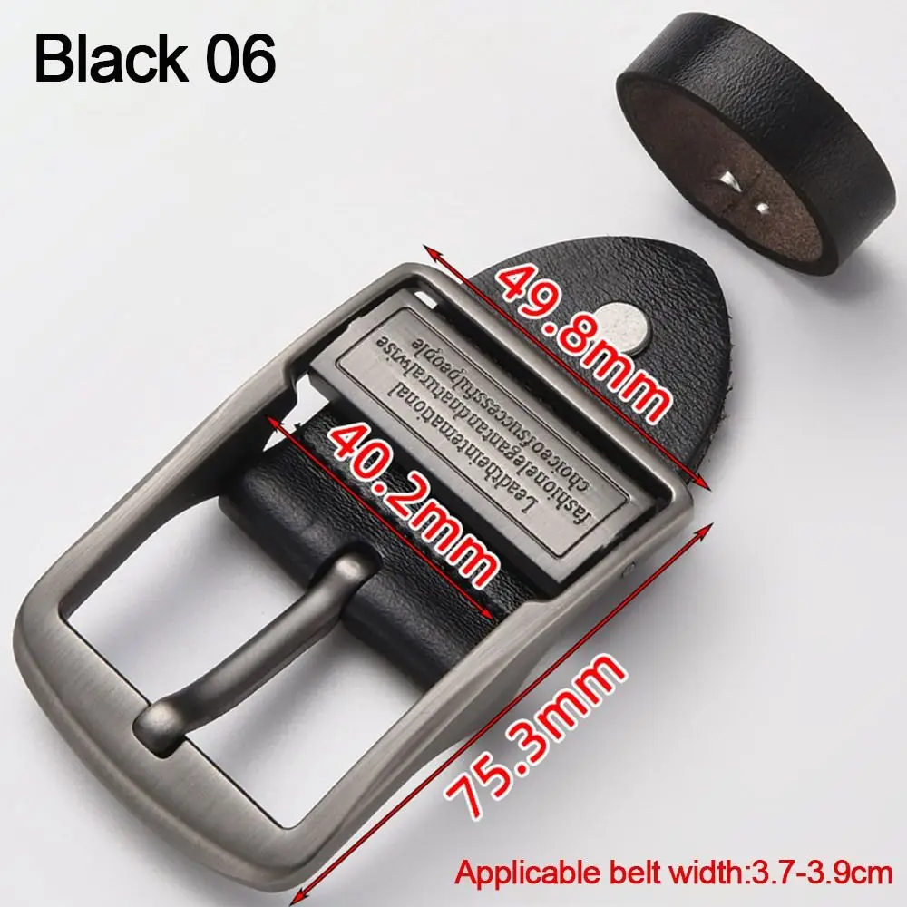 Fashion Adjustable Belt Replacement Buckle DIY Alloy Automatic Buckle Men's Accessories - Image 3