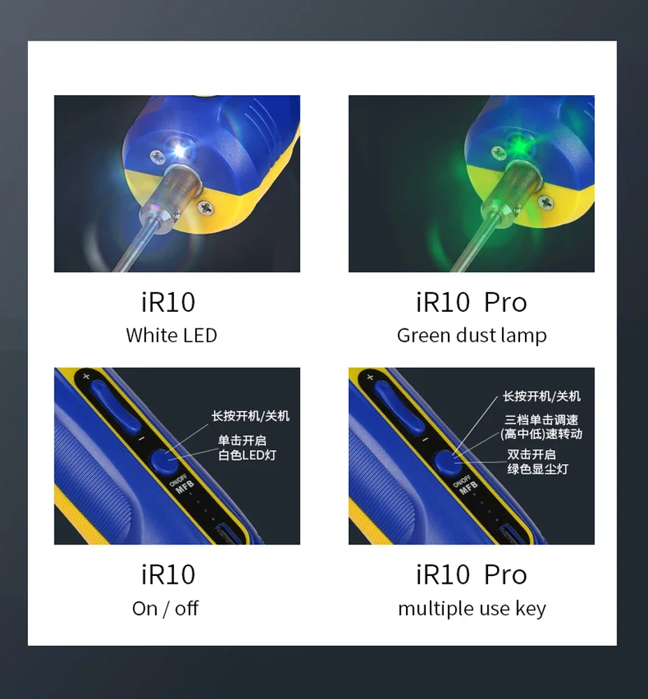 メカニック-充電式ジェルリムーバーir10pro 6in 1 oca,携帯電話のlcd画面,ハードジェル,ドライジェル,偏光,除去