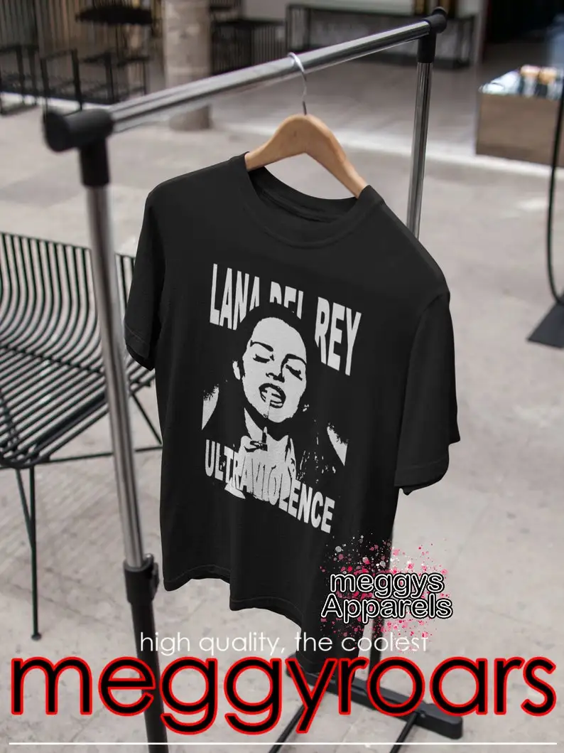 Unisex  LANA DEL REY  Ultraviolence  Born To Die  T-shirt  Cotton Tee