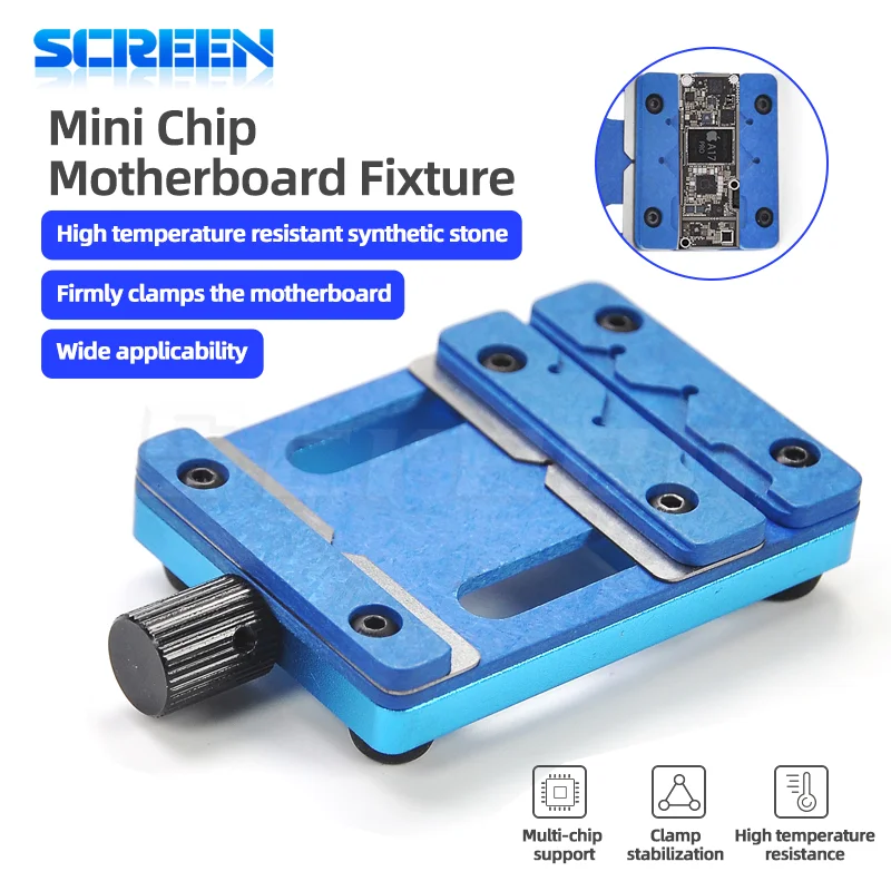 TE-185 Chip PCB Fixture Repair Tool for Mobile Phone Motherboard Glue Removal CPU IC Hard Disk Welding Repair Fixing Fixture