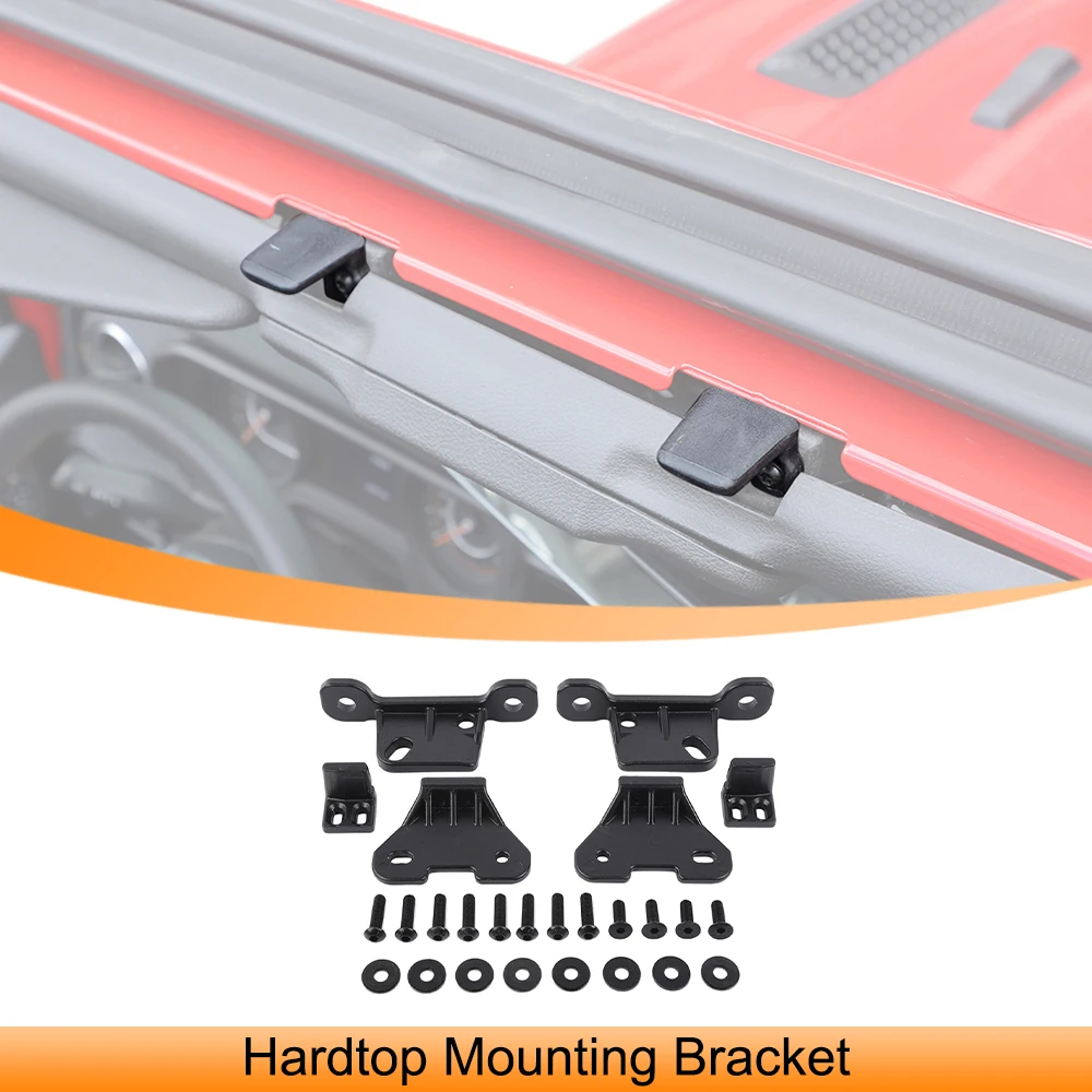 

Car Hard Top Mounting Bracket Kit Hardtop Installation Brackets for Jeep Wrangler JL Gladiator JT 2018-2026 Interior Accessories