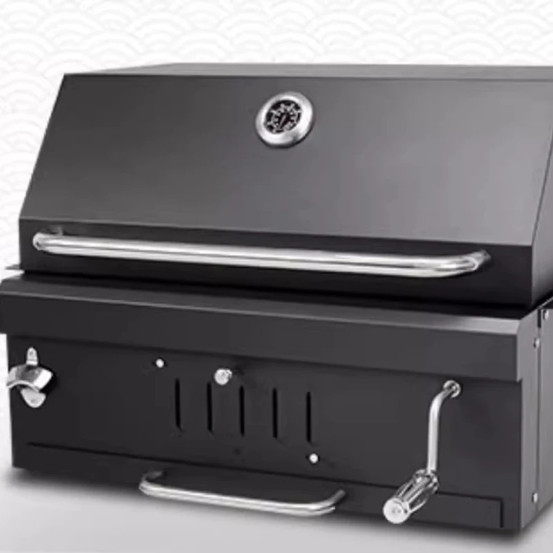 

Family villa courtyard stainless steel grill BBQ