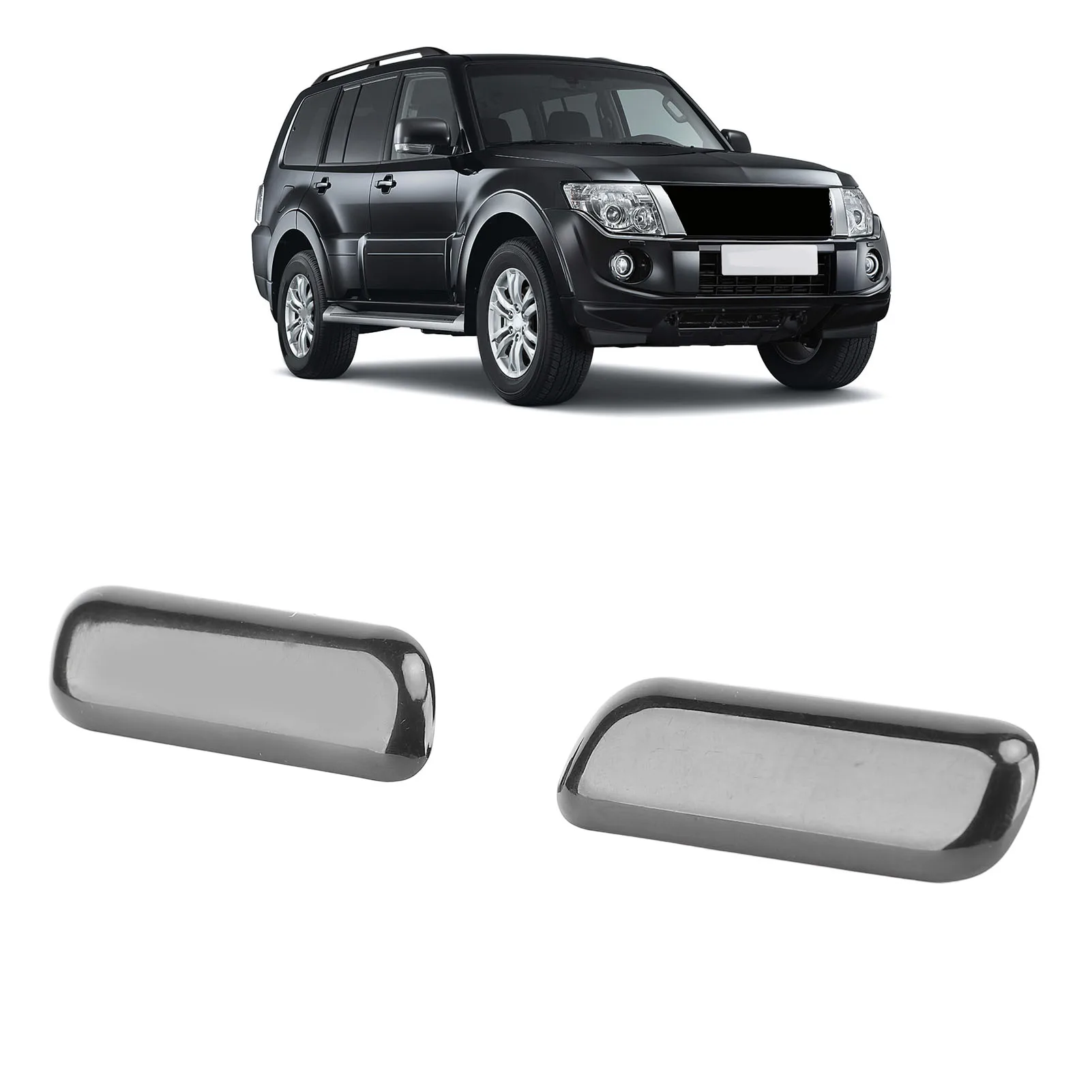 

Пара крышек сопла омывателя фар, устойчивый к трещинам, бесшовный, подходит 8264A027 для Pajero Shogun 2006-2019 гг.