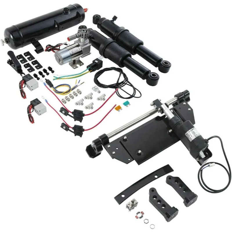 

Electric Center Stand Air Ride Suspsension Kit W/Air Tank