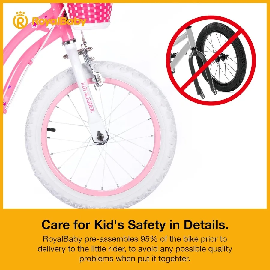 Mädchenfahrrad EZ Bike Stargirl Training Free Balance to Pedal Easy Learning Fahrrad 12-20 Zoll für Kleinkinder Groß im Freien Playgro