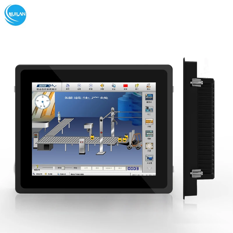 

12.1 Inch IP65 Waterproof USB Industrial LCD Touchscreen Monitor New Capacitive Industrial Display 12.1 Inch Rugged Industrial